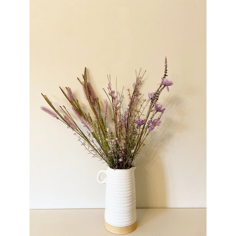 5x Wild Flower Artificial Stem Purple - 66cm