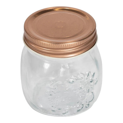 Glass Jar Twist Lid 170ml - Clear