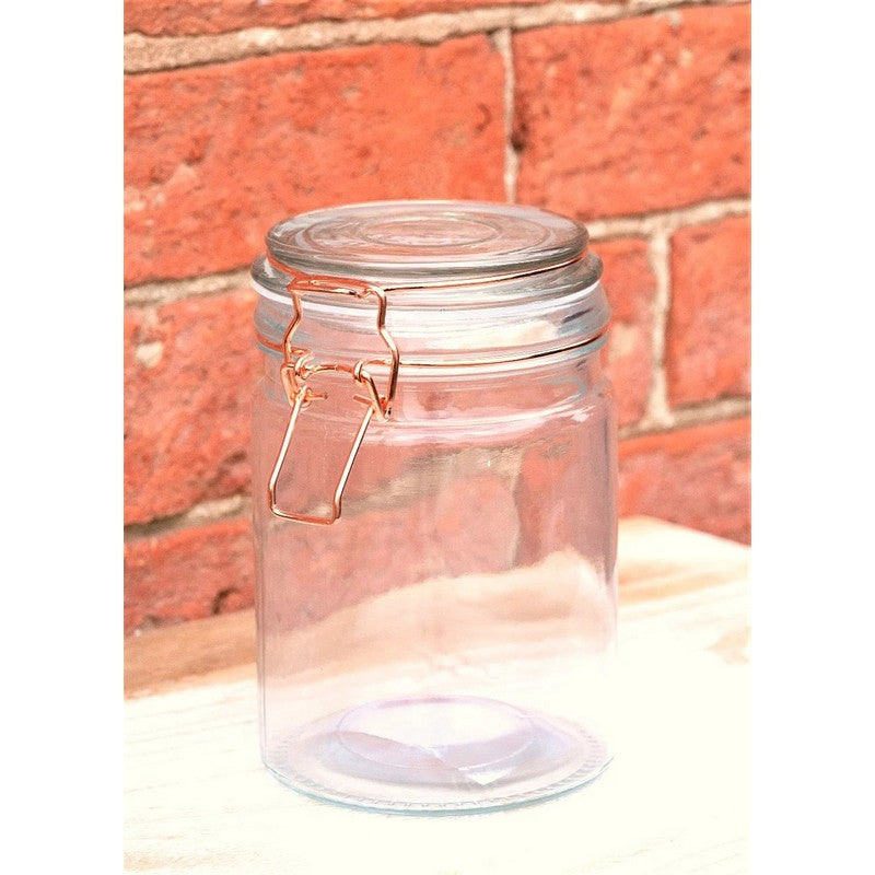 Glass Jar Clip-top Lid 1.18 Litres - Clear