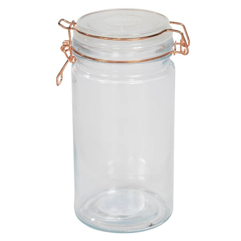 Glass Jar Clip-top Lid 1.57 Litres - Clear