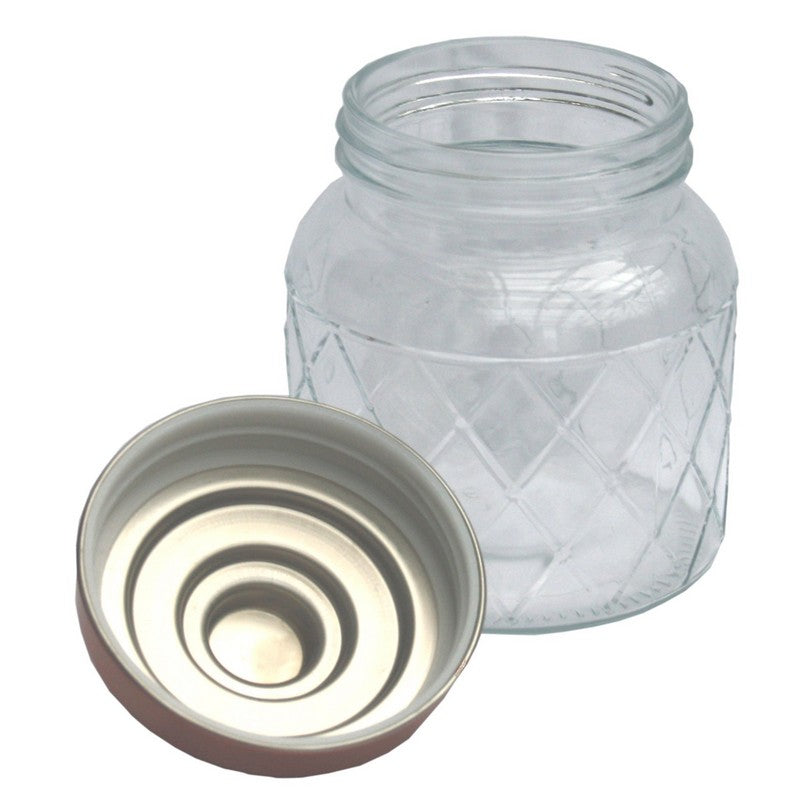 Glass Jar Twist Lid 1.33 Litres - Clear