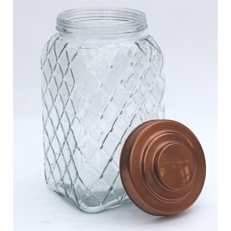 Glass Jar Twist Lid 5.88 Litres - Clear