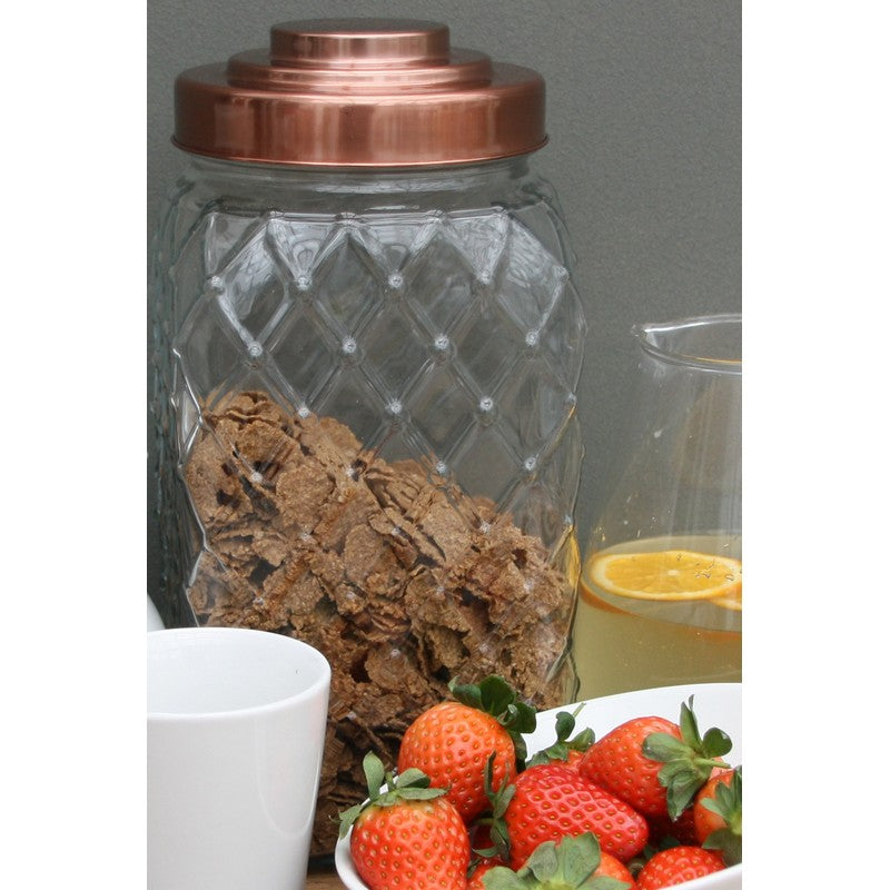 Glass Jar Twist Lid 5.88 Litres - Clear