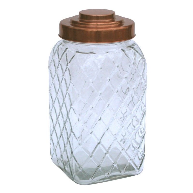 Glass Jar Twist Lid 5.88 Litres - Clear