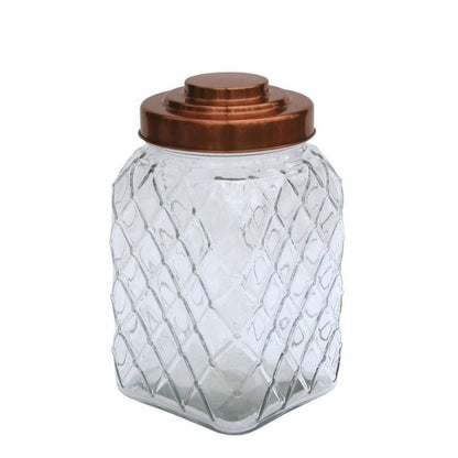 Glass Jar Twist Lid 5.19 Litres - Clear