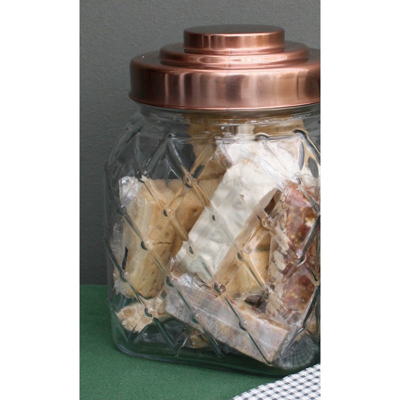 Glass Jar Twist Lid 4 Litres - Clear