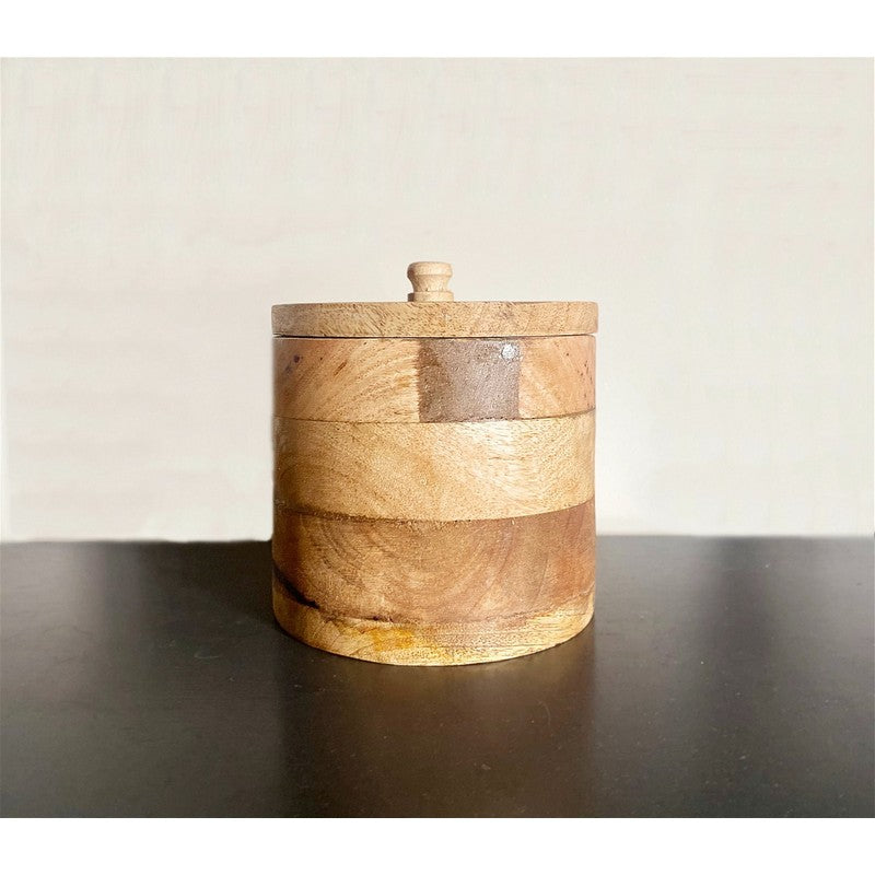 Wood Jar 2.92 Litres - Natural