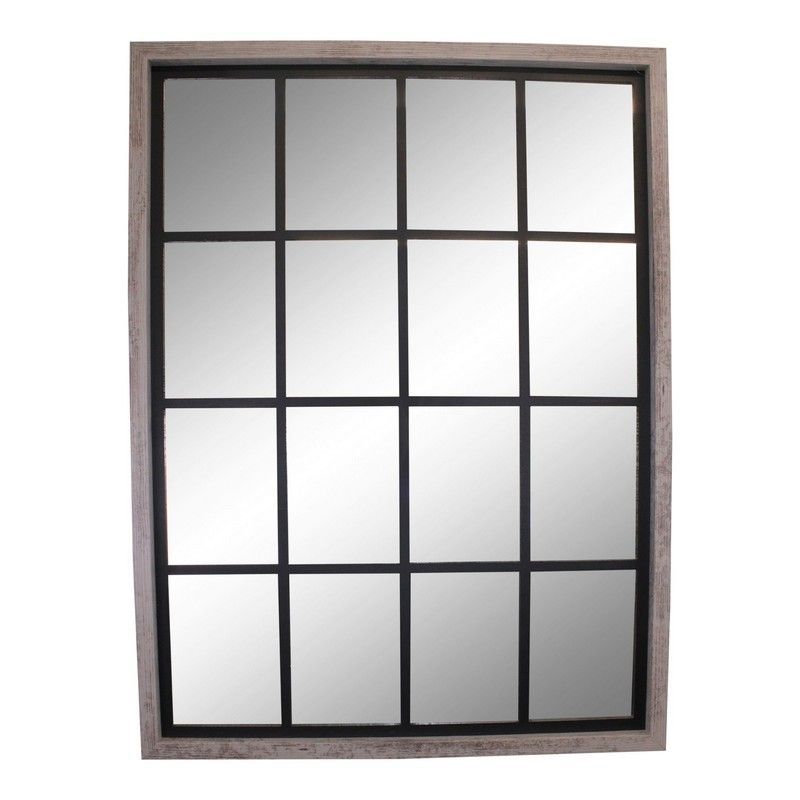 Georgian Wall Mirror  Grey 80cm