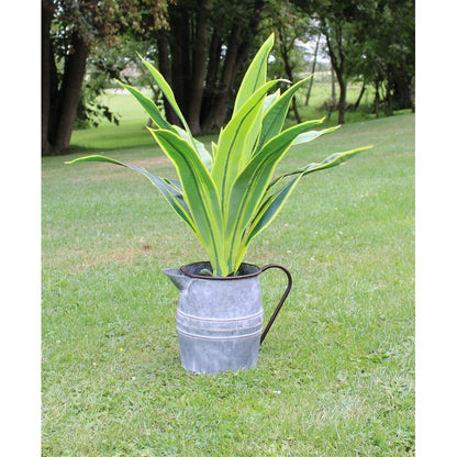 Jug Planter Metal Silver - 34cm