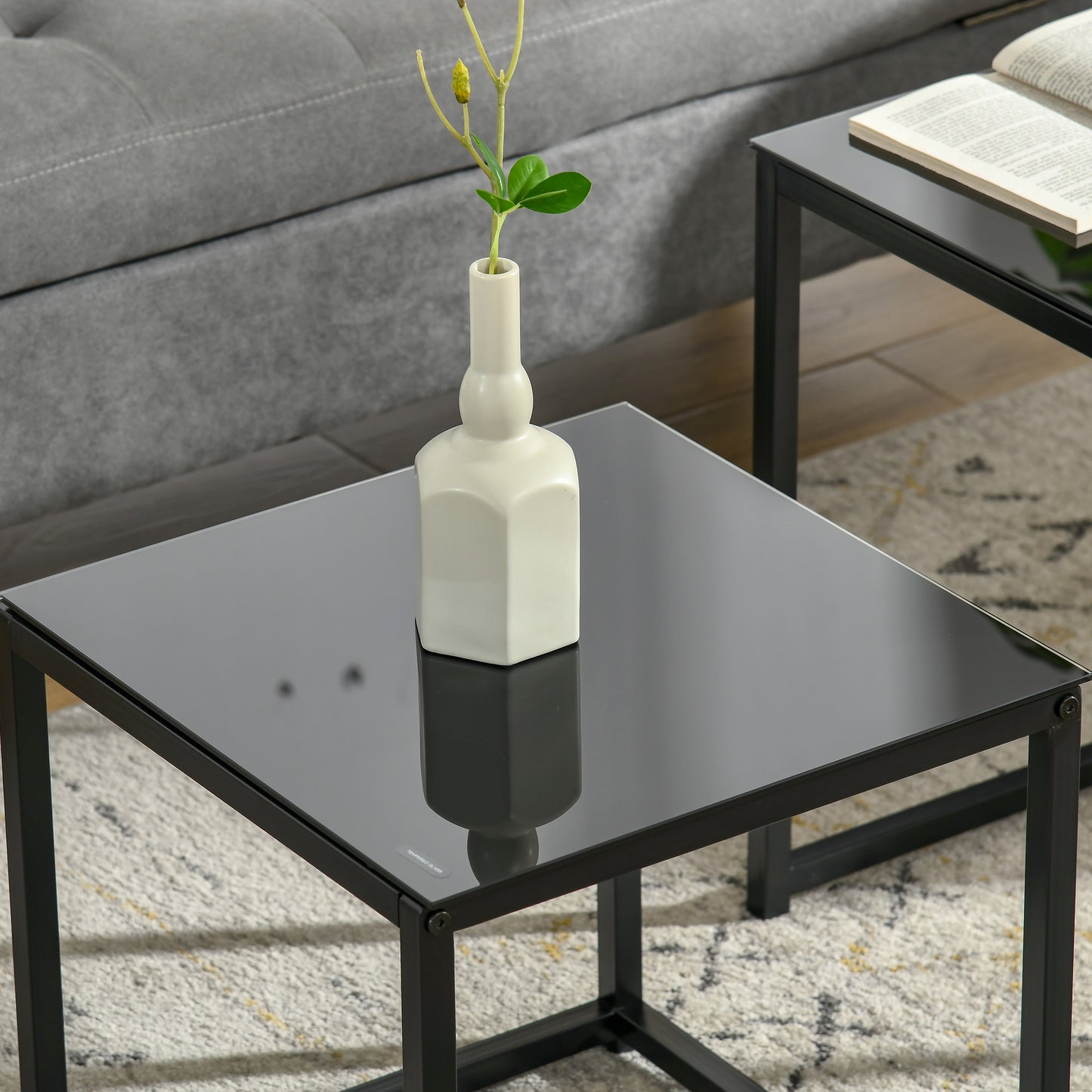 Homcom Nest of 2 Side Tables