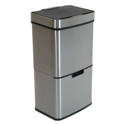 Wensum 3 Compartment Sensor Bin 62L