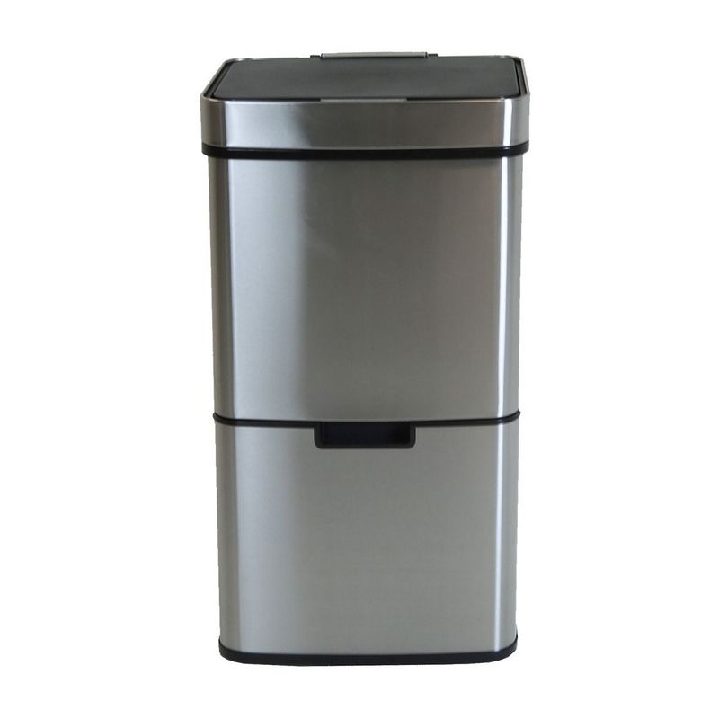 Wensum 3 Compartment Sensor Bin 62L