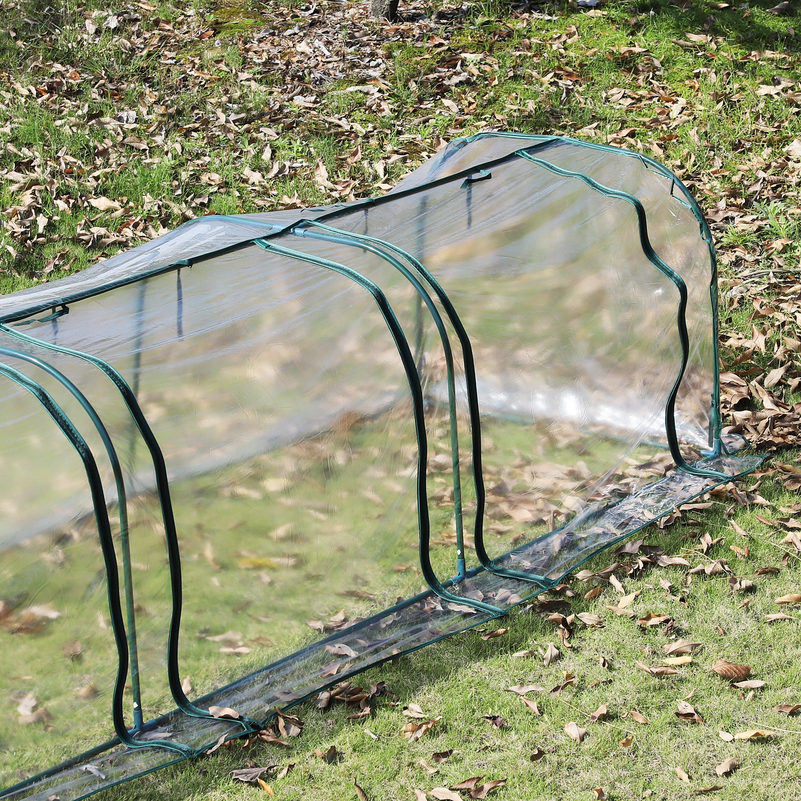 Outsunny Portable Steel Frame Mini Greenhouse