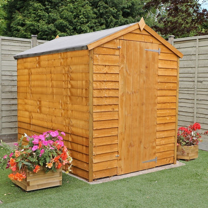 Mercia 5' 2 x 6' 11 Apex Shed - Budget Dip Treated Overlap