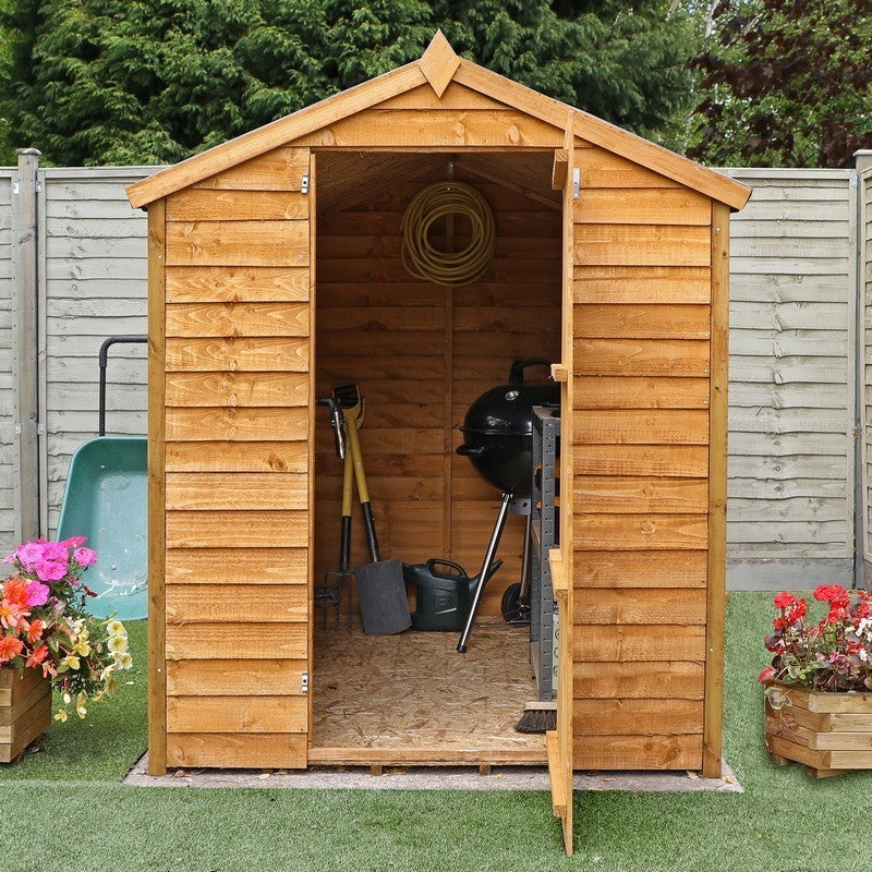 Mercia 5' 2 x 6' 11 Apex Shed - Budget Dip Treated Overlap