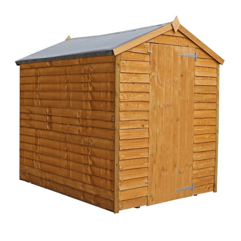 Mercia 5' 2 x 6' 11 Apex Shed - Budget Dip Treated Overlap