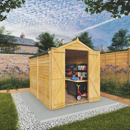 Mercia 7' 10" x 6' 2" Apex Shed - Budget 8mm Cladding Overlap