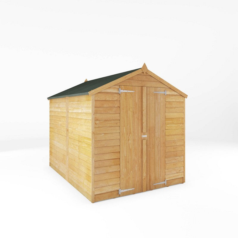 Mercia 7' 10" x 6' 2" Apex Shed - Budget 8mm Cladding Overlap