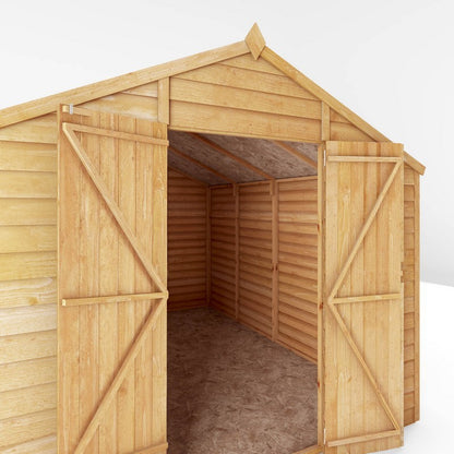 Mercia 9' 11" x 8' 1" Apex Shed - Budget 8mm Cladding Overlap