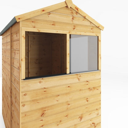 Mercia 3' 10" x 5' 8" Apex Shed - Premium Pressure Treated Shiplap