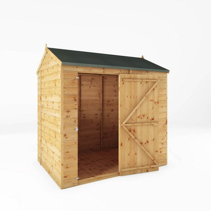 Mercia 4' 9 x 6' 9 Apex Shed - Premium Dip Treated Shiplap