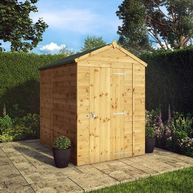 Mercia 4' 9 x 6' 9 Apex Shed - Premium Dip Treated Shiplap