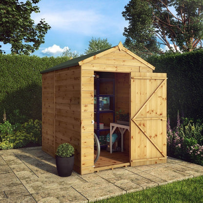 Mercia 4' 9 x 6' 9 Apex Shed - Premium Dip Treated Shiplap