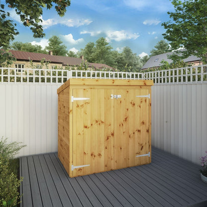 Mercia 5' 9" x 2' 5" Pent Garden Store - Premium Dip Treated Shiplap