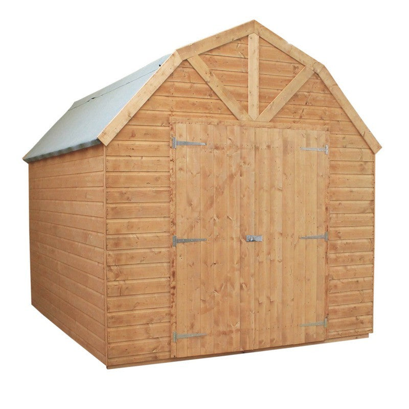 Mercia Premier 8' 5 x 9' 10 Barn Shed - Premium Dip Treated Shiplap