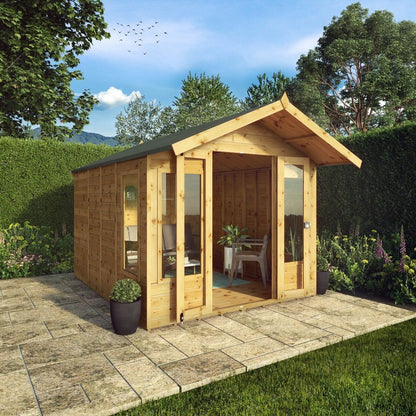 Mercia Sussex 8' 2 x 11' 10 Apex Summerhouse - Premium Dip Treated Shiplap