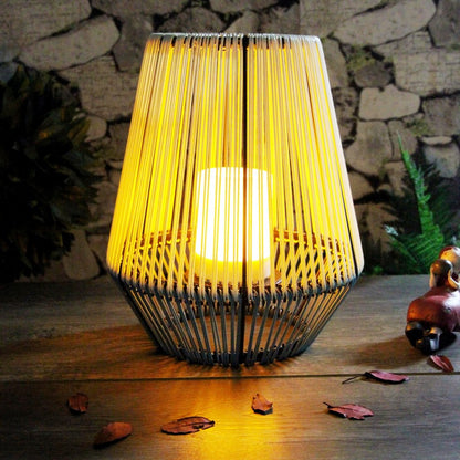 Rattan Lantern Garden Solar Light by Callow