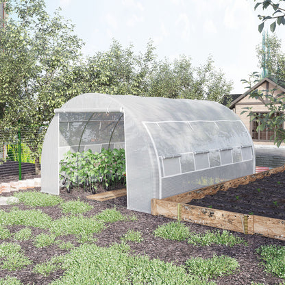 Outsunny 4 x 3 x 2 m Polytunnel Greenhouse