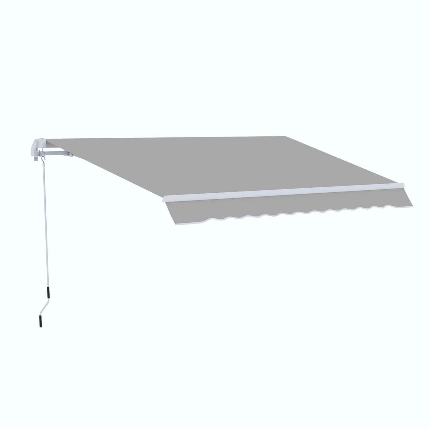 Outsunny Garden Patio Manual Awning Canopy Sun Shade Shelter Retractable 4 Size 5 Colour