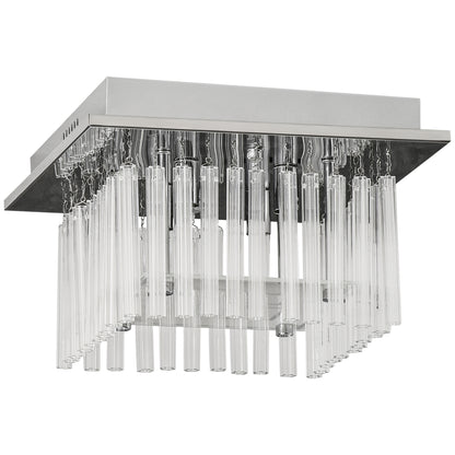 Homcom Modern Raindrop K9 Crystal Chandelier