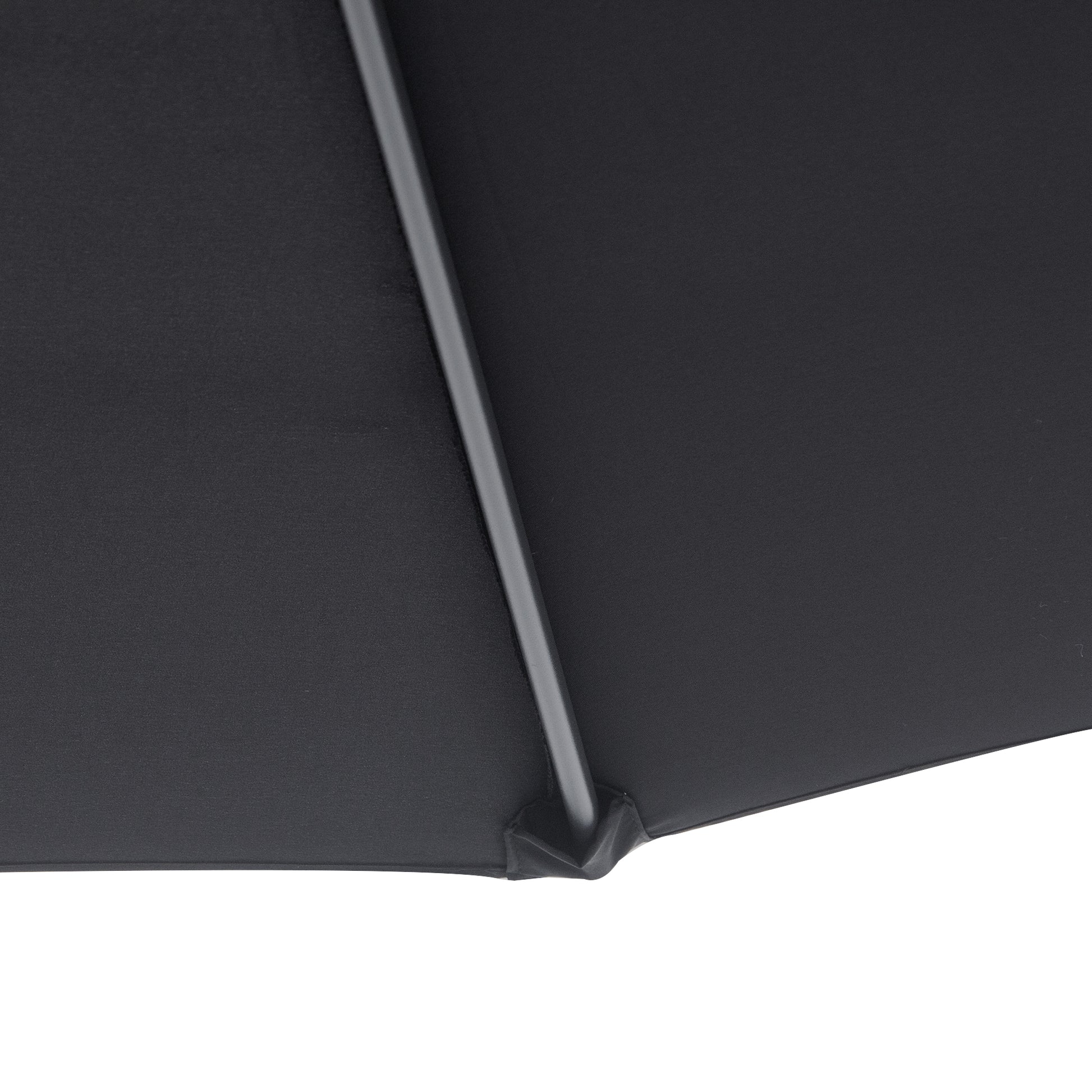 Outsunny 3 M Banana Parasol-Black