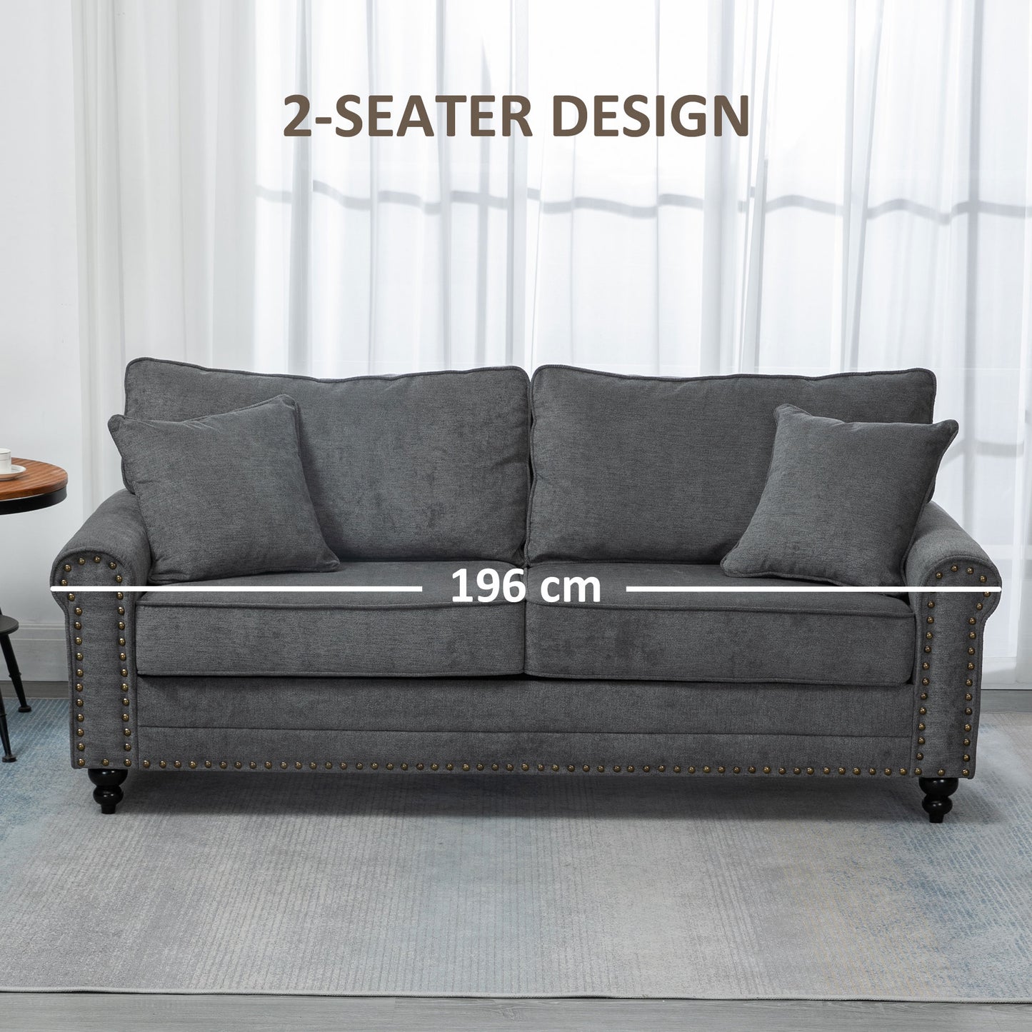 Homcom 2 Seater Sofas for Living Room