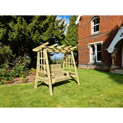 Pergola Garden Swing Seat by Croft - 2 Seats