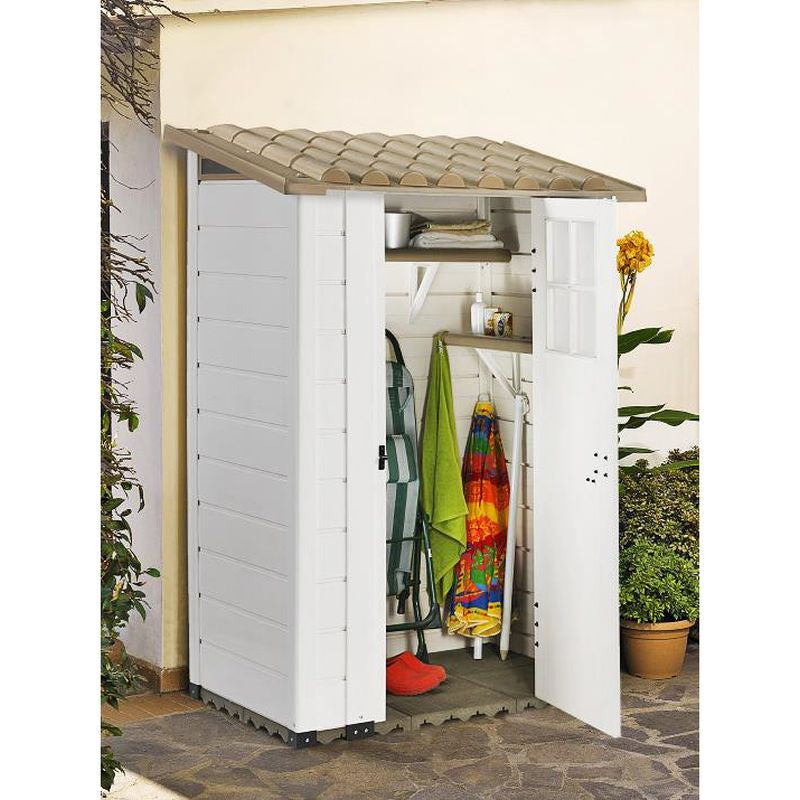 Shire Tuscany 4' x 2' 8" Pent Garden Store - Classic