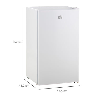 Homcom 91 Litre Freestanding Under Counter Fridge with Chiller Box