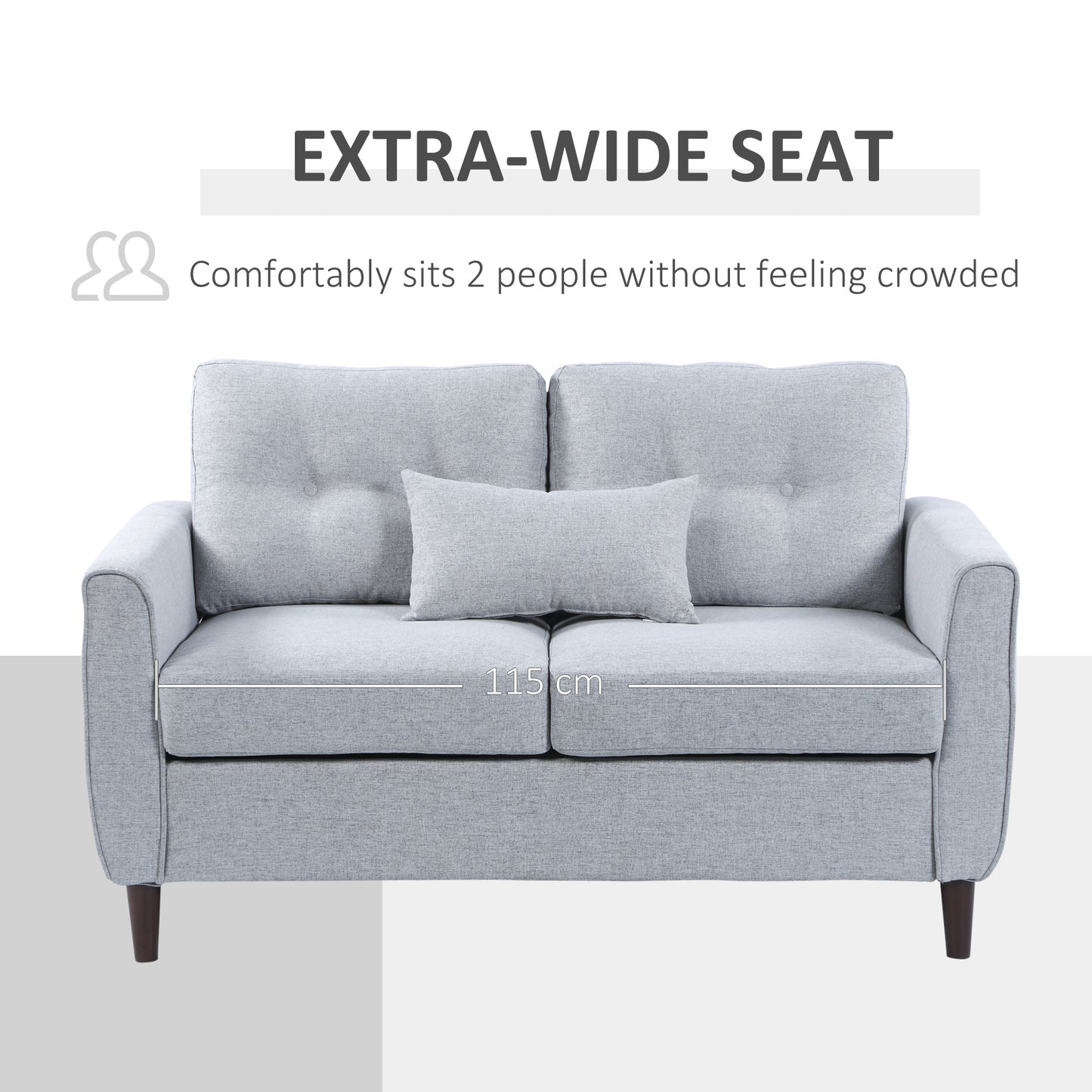 Homcom Two-Seater Sofa