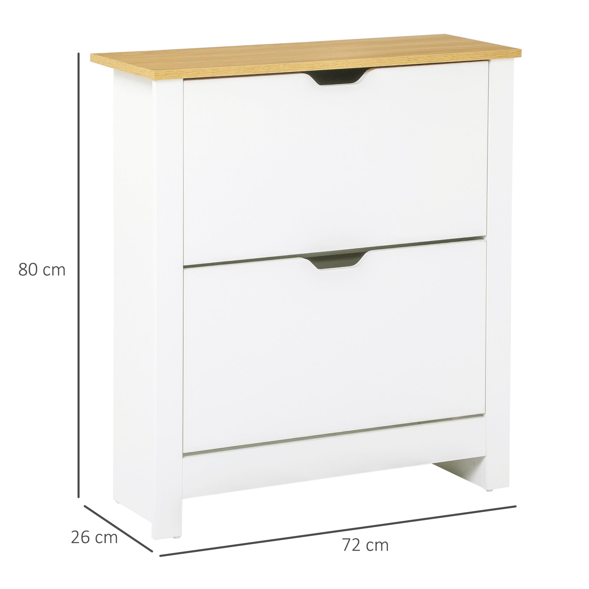 Homcom Narrow Shoe Cabinet