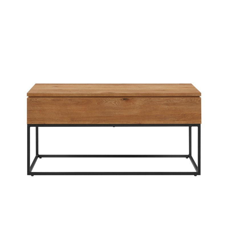 Lift Top Coffee Table Brown 1 Door