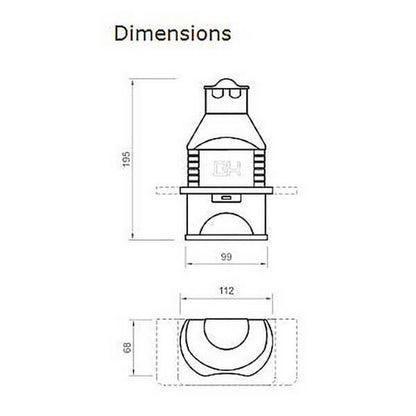 Tampere Masonry Garden Outdoor Oven by Movelar