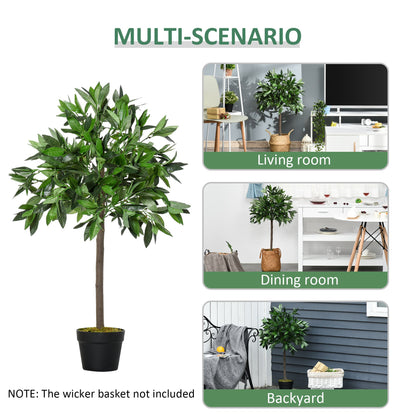 Outsunny Set of 2 Artificial Bay Laurel Trees