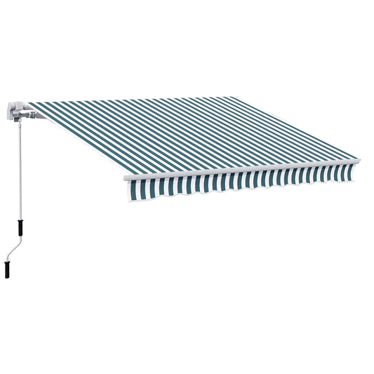 Outsunny Manual Retractable Awning