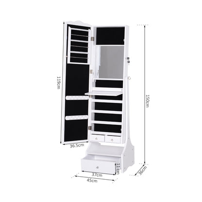 Homcom Jewellery Cabinet with led