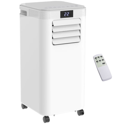 A Rated 8,000 BTU 4-In-1 Portable Dehumindifier With Remote & 24 Hour Timer by Homcom