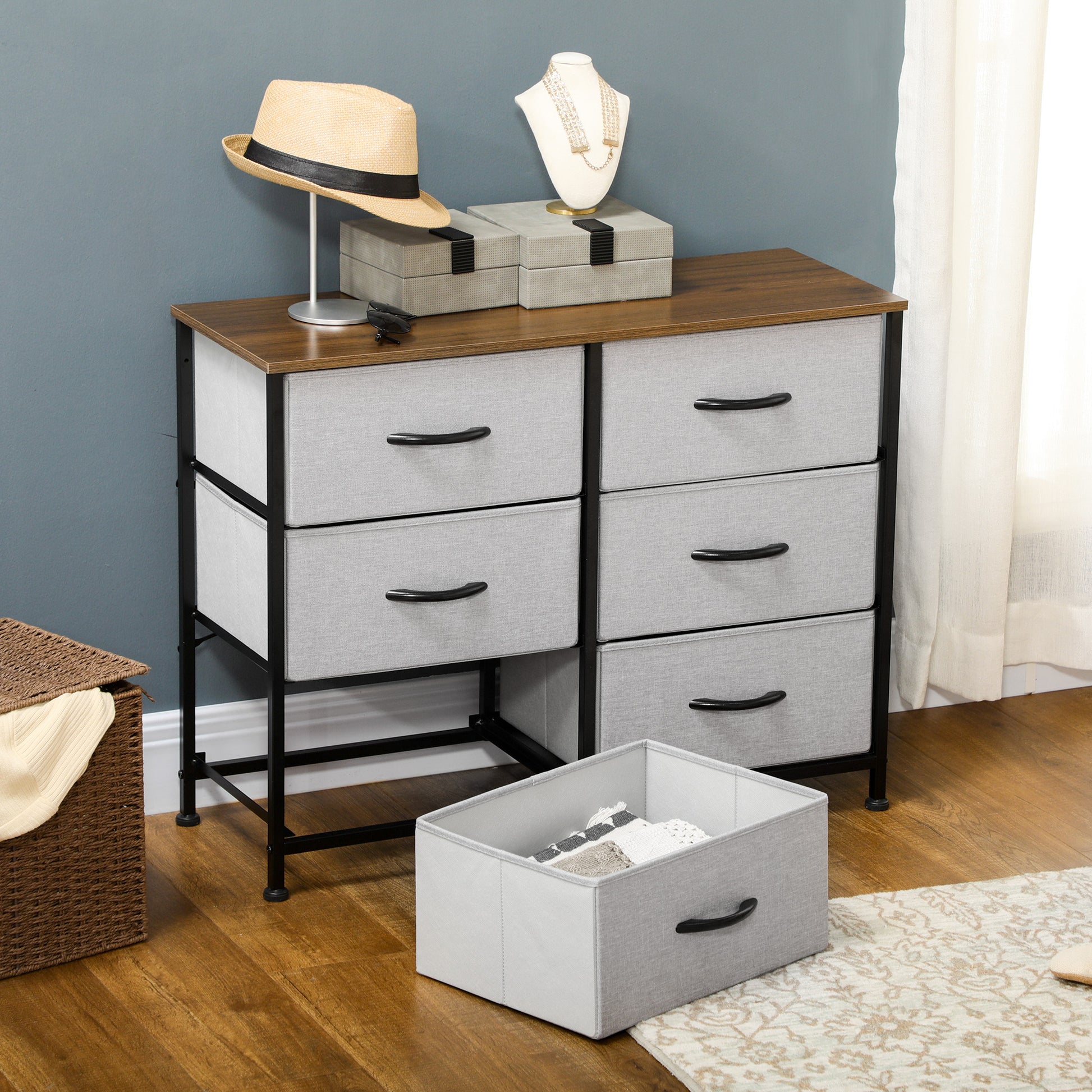 Homcom Fabric Chest of Drawers