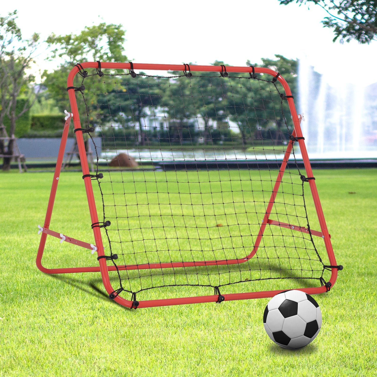 Homcom Rebounder Net W/PE Mesh Metal Tube