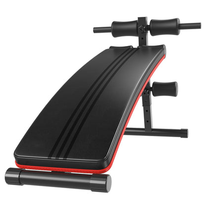 Homcom Steel Foldable Home Sit-Up Bench Red/Black